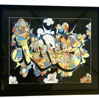 KAPES – A Coat Of Paint – Framed Original