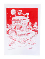 DAZCAT – Turbo Island – Screen-Print