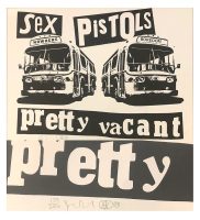 Jamie Reid – Pretty Vacant / Two Buses (Black & White Edition)