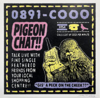 Slow Shrug -‘0891-COOO’- first edition print for pigeon fanciers