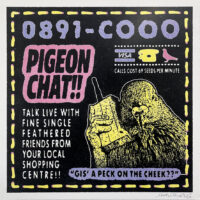 Slow Shrug -‘0891-COOO’- first edition print for pigeon fanciers